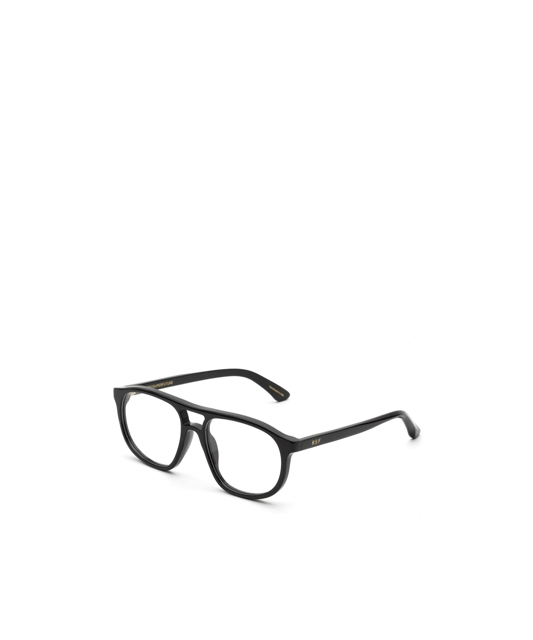 Retrosuperfuture Geometric Frame Plain Mirror In Black