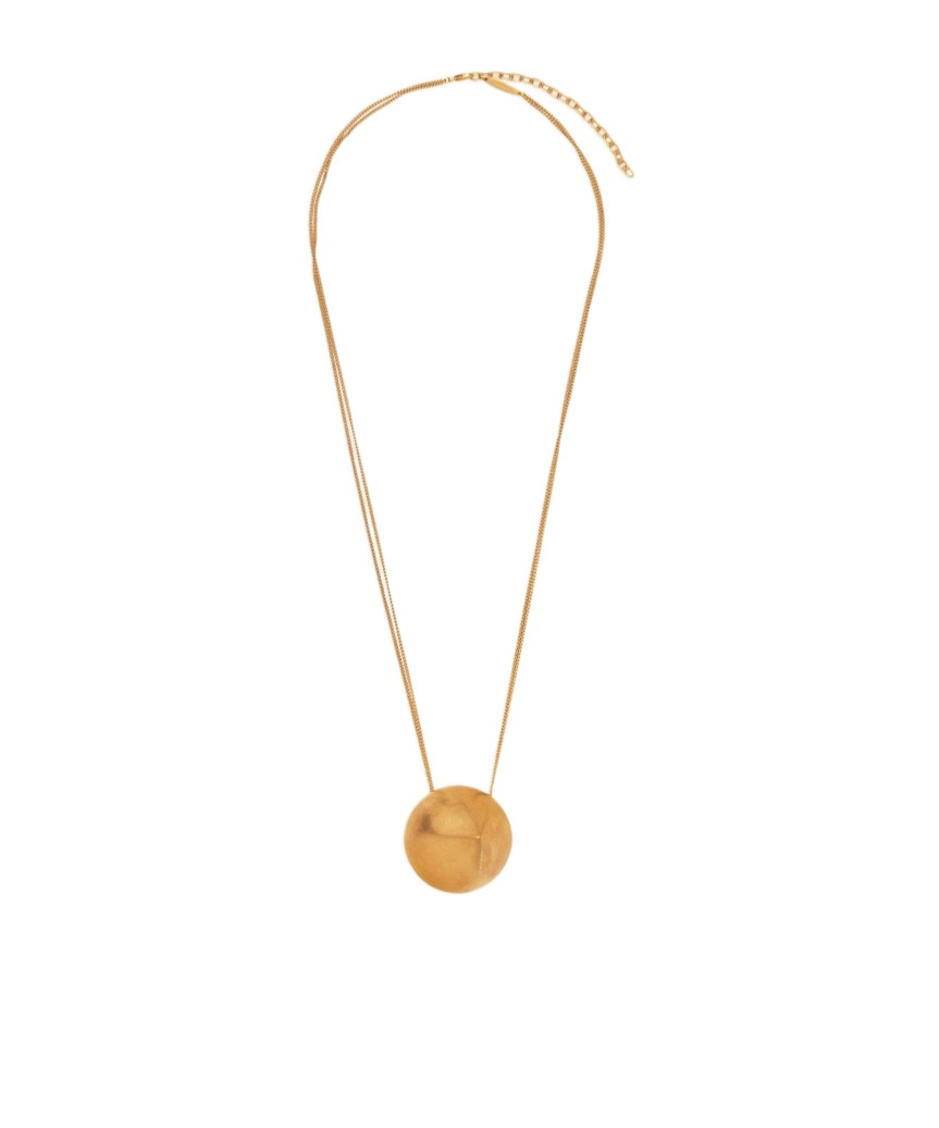 FERRAGAMO ROUND PENDANT NECKLACE