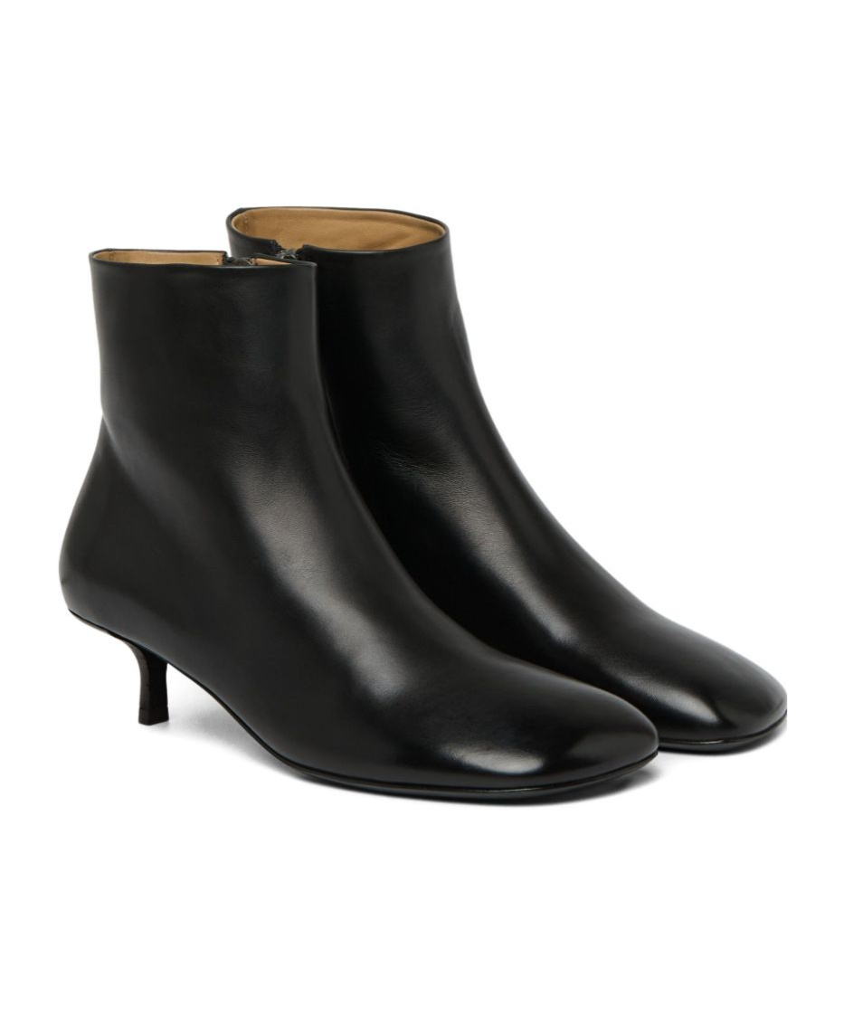 Marsèll Leather Ankle Boots In Black