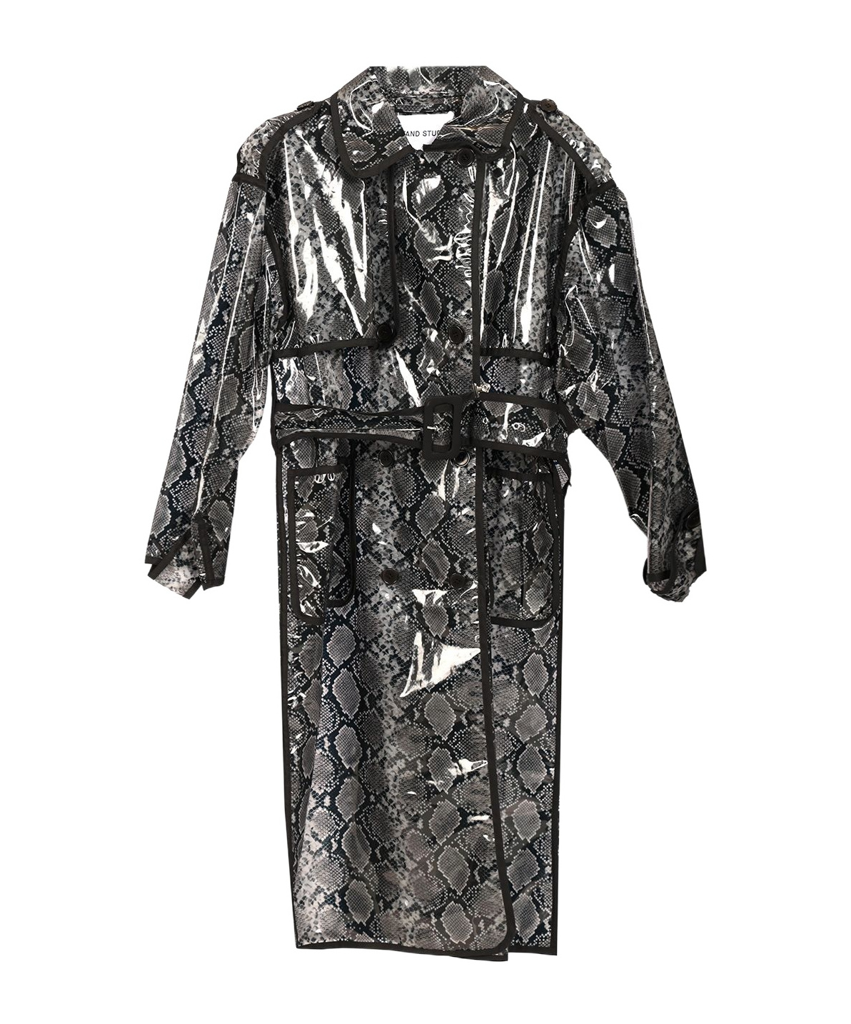 Shop Stand Studio Promise Raincoat In Black