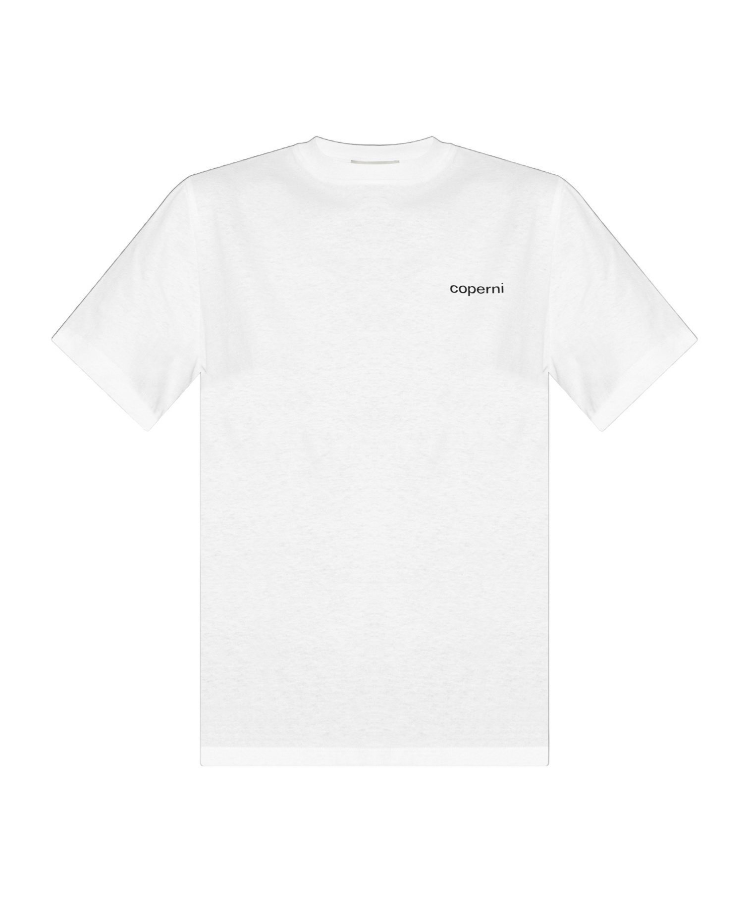 Coperni T-shirt Col Rond En Coton In White