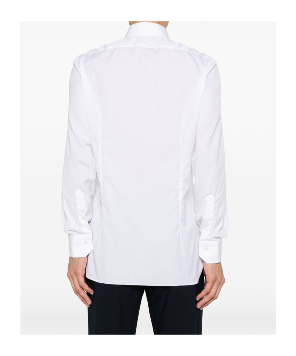 Barba Napoli Seersucker Shirt In White