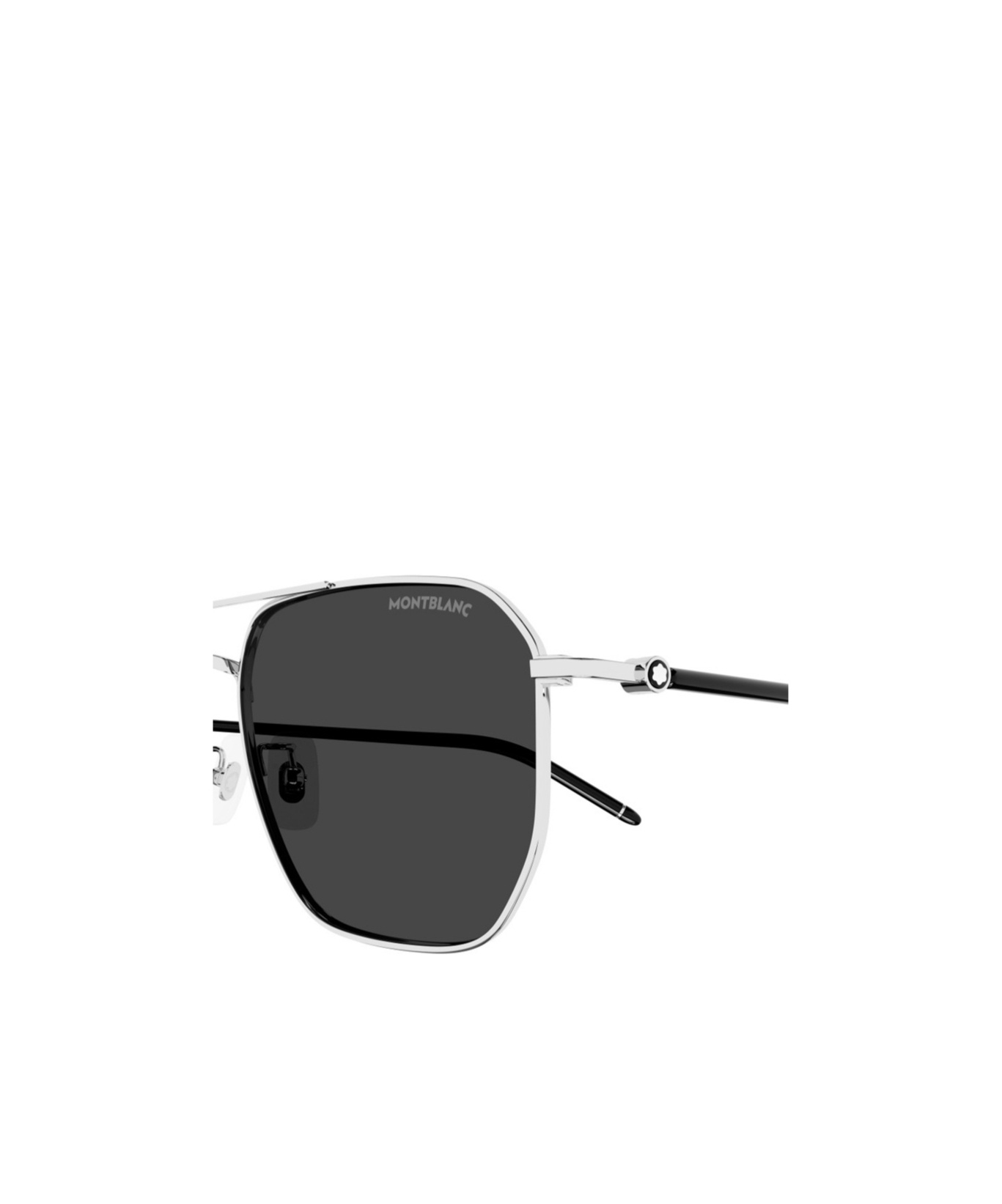 Montblanc Pilot-frame Sunglasses In Black