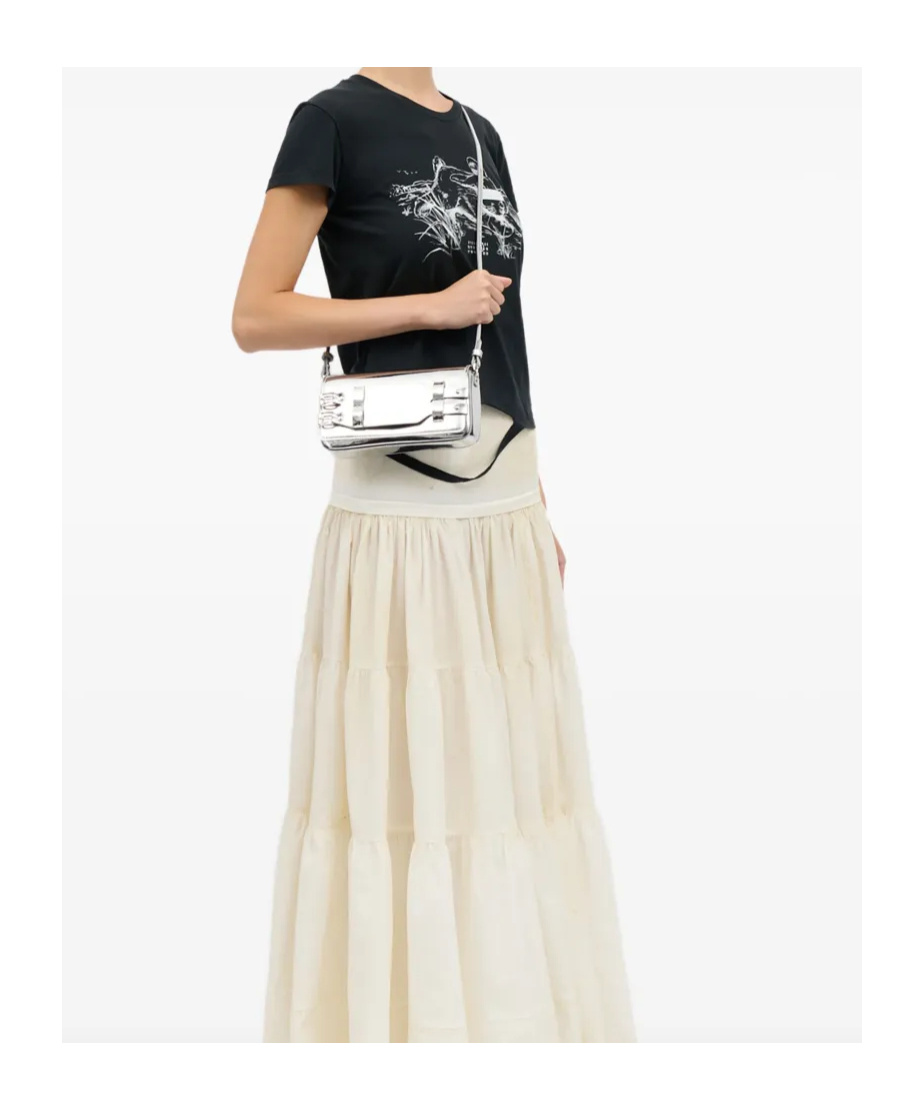 Mm6 Maison Margiela Bracelet Shoulder Bag In White