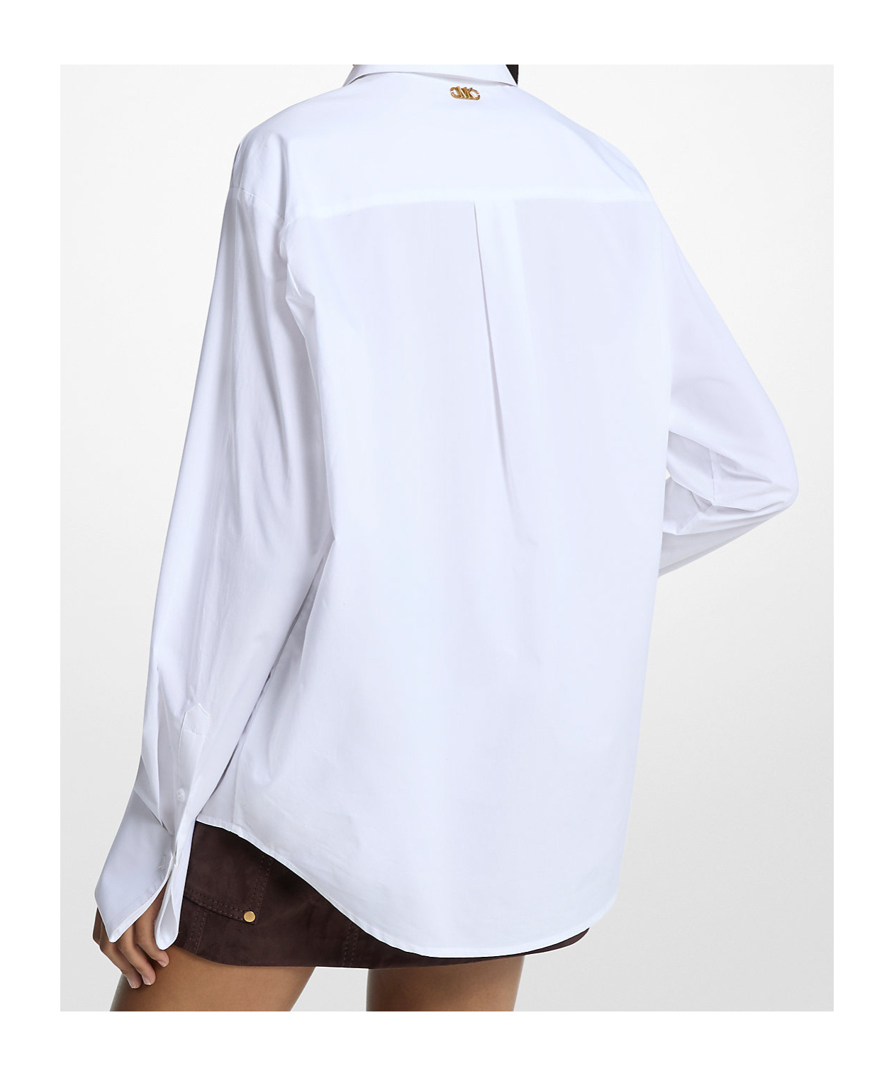 Michael Kors Long Sleeve Shirt In White