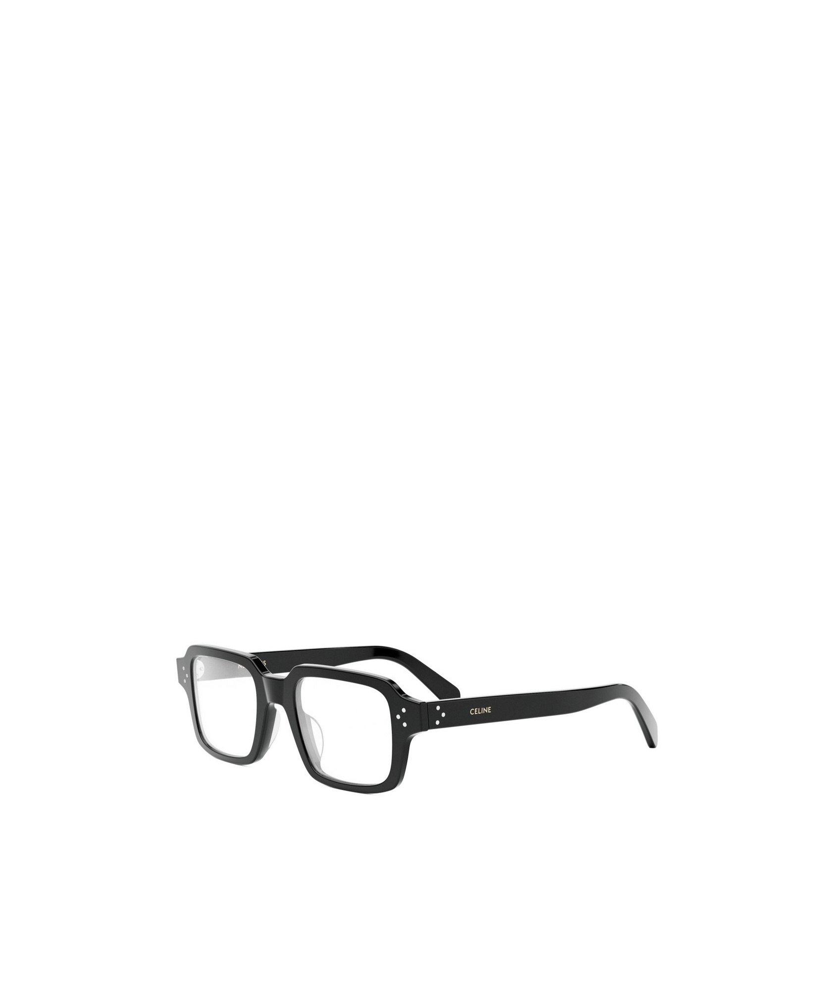Celine Geometric Frame Flat Mirror In Black