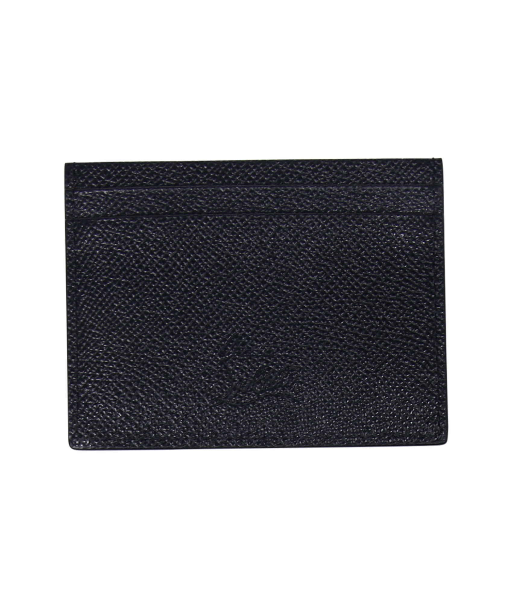 Christian Louboutin Groovy Logo Plaque Card Holder In Black
