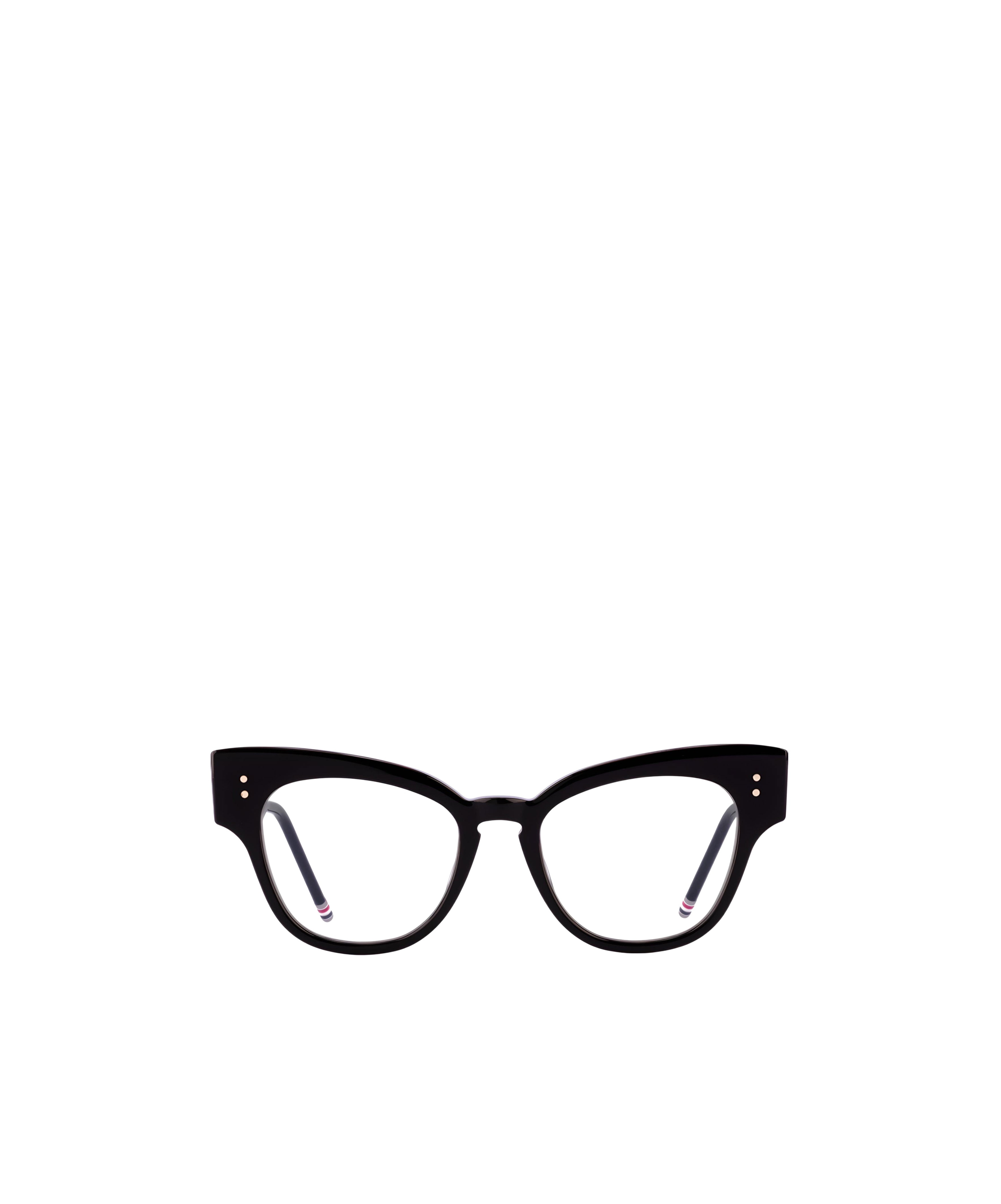 Thom Browne Logo Flat Mirror In Black