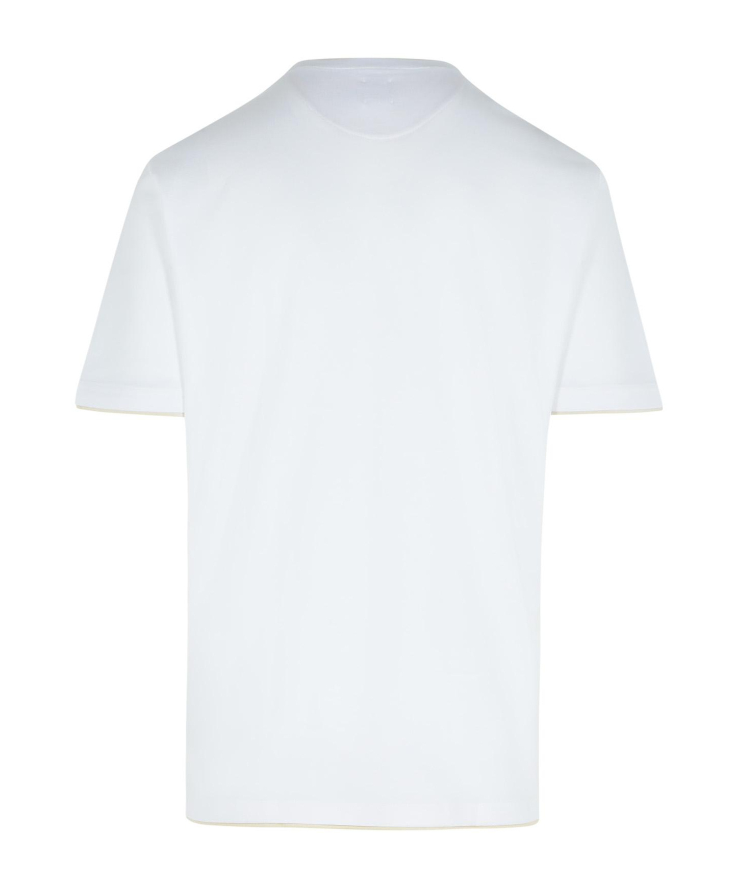Eleventy T-shirts In White