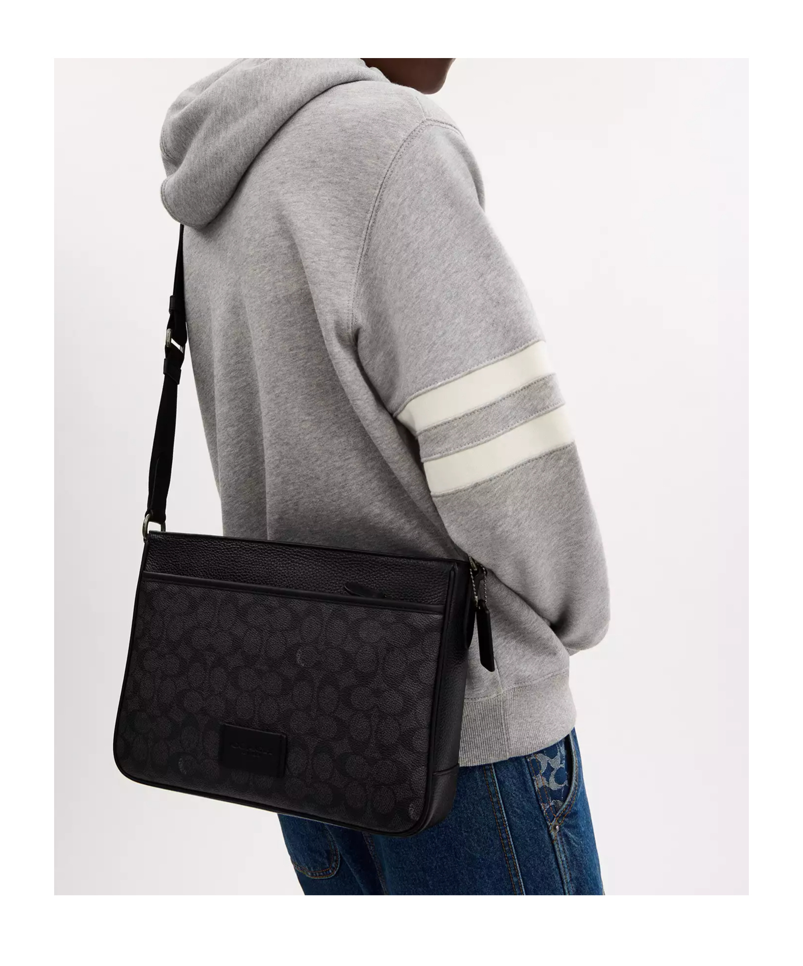 Coach District Crossbody Bag In Black