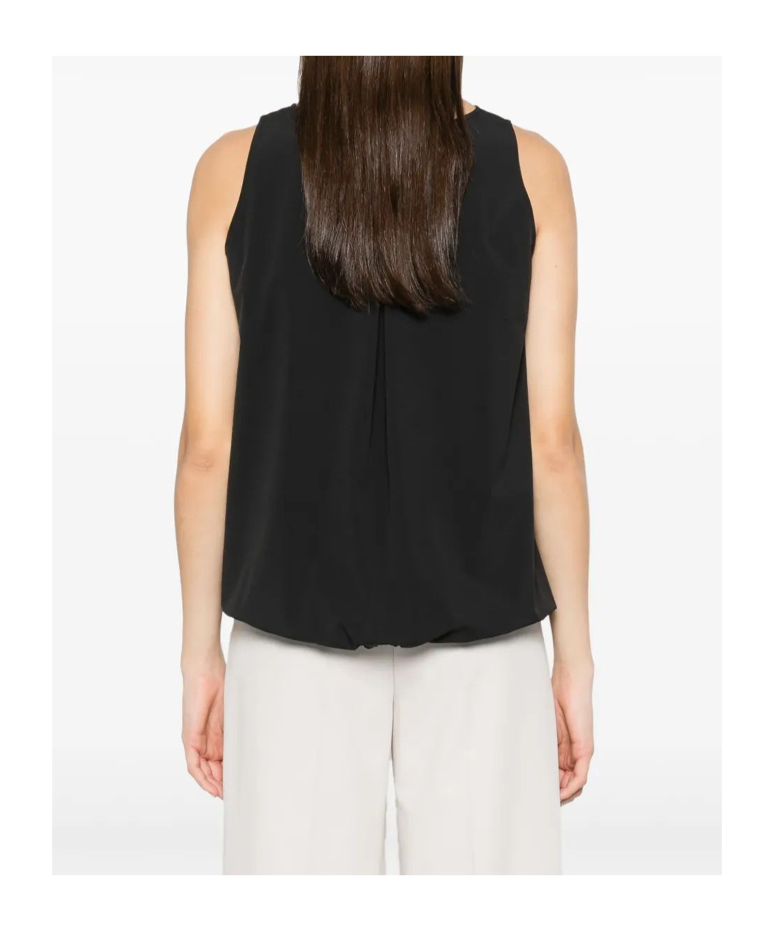 Herno Puffer Tank Top In Black