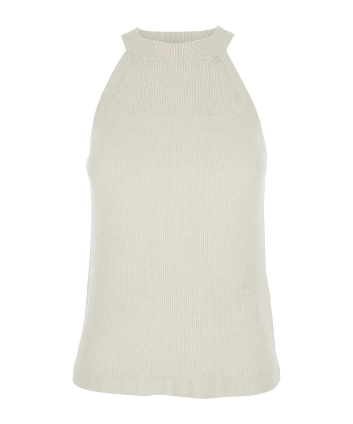 Max Mara Sleeveless Sweater In White