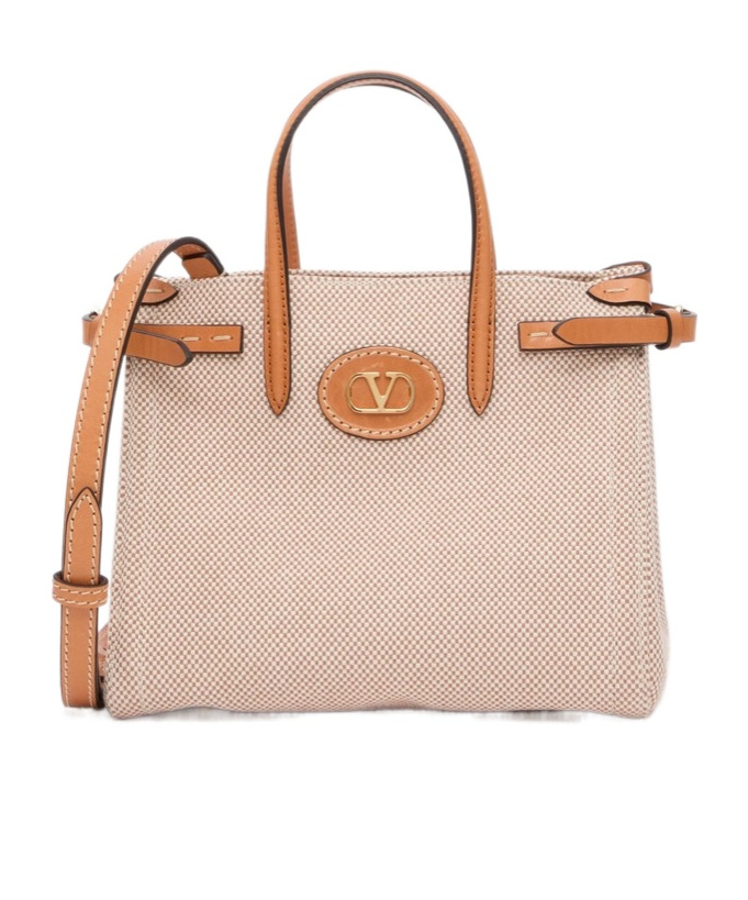Valentino Medium Antibes Tote Bag In Nude