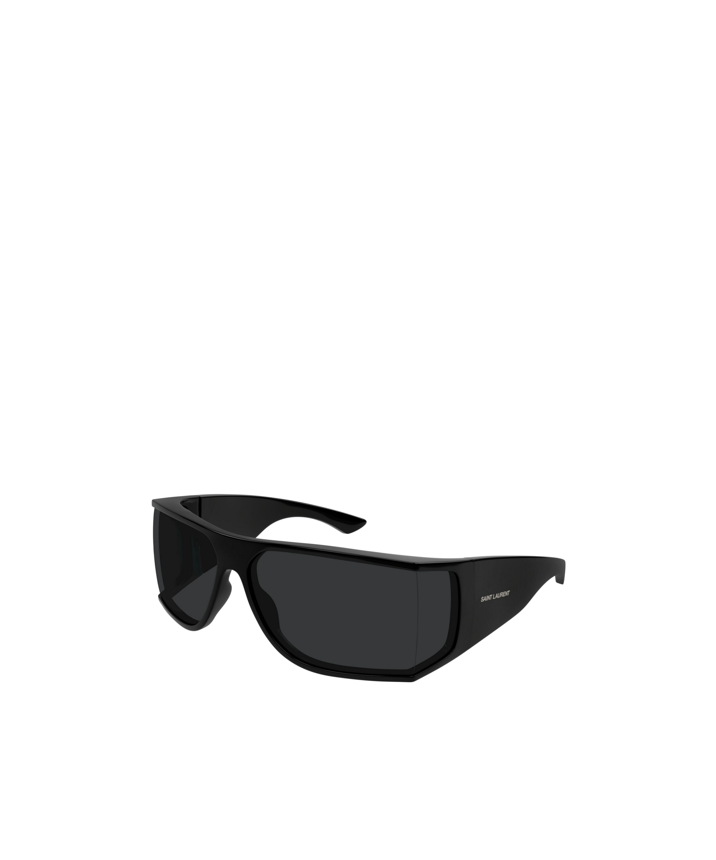 Saint Laurent Sl 806 75mm Oversize Rectangular Sunglasses In Black