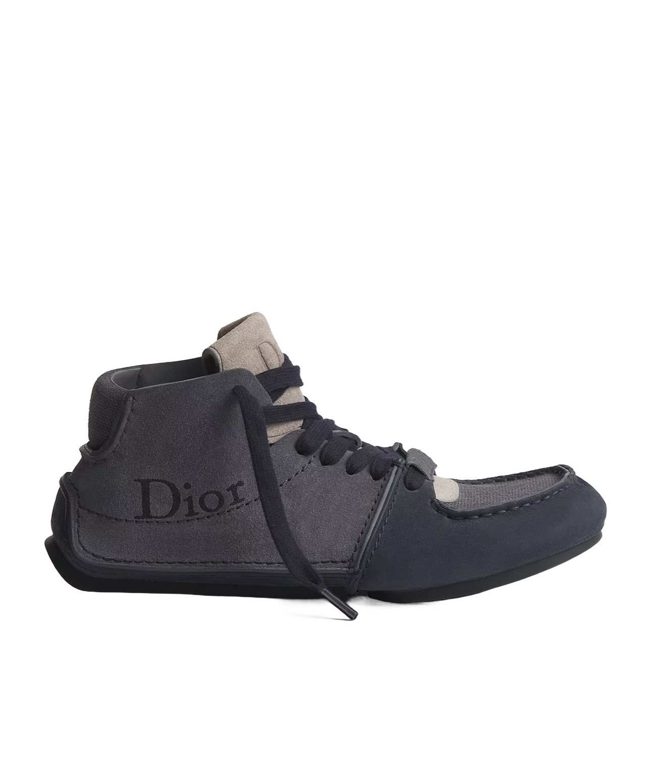 Dior Roadie Lace-up Boot In Blue