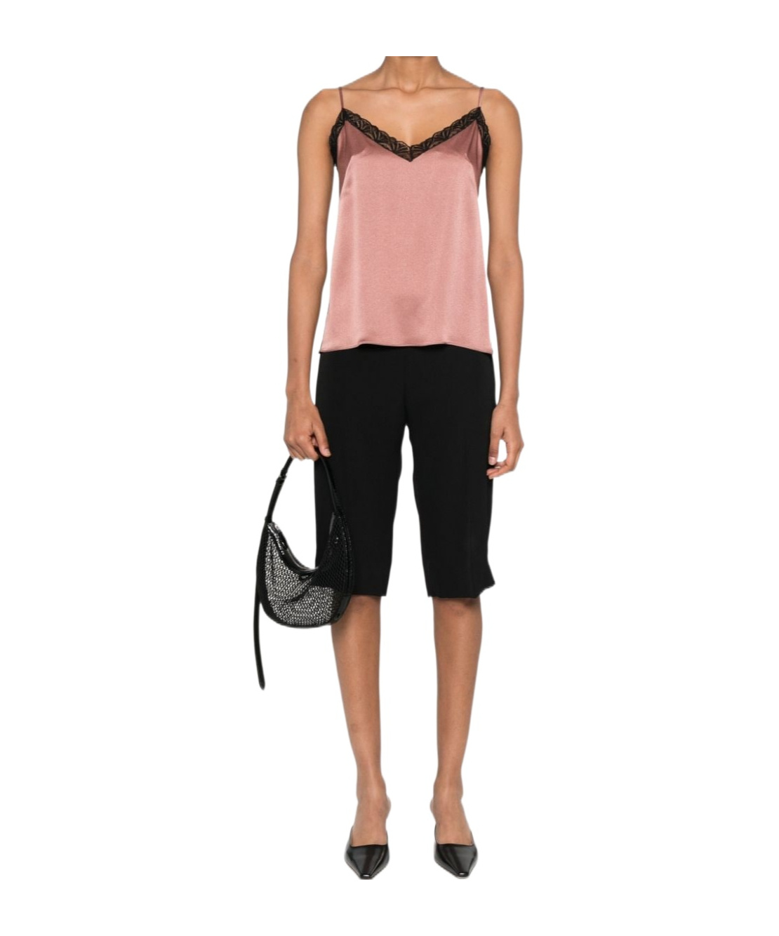 Alberta Ferretti Sleeveless Top In Pink