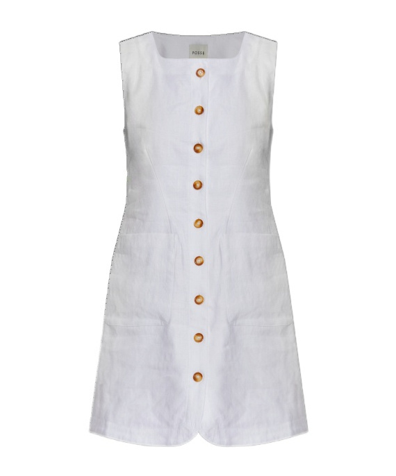 POSSE LINEN MINI DRESS