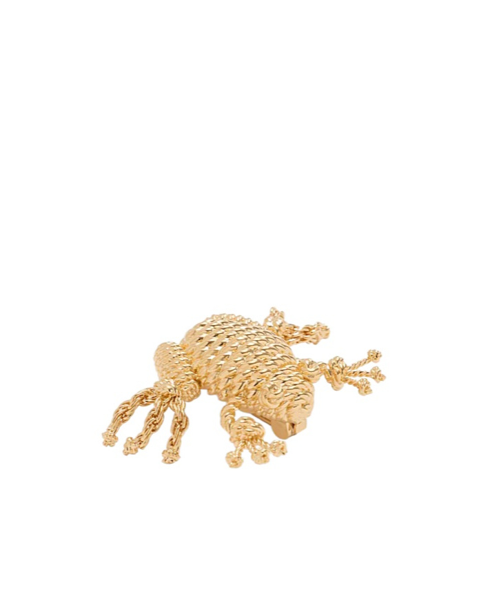 Loewe Frog Brooch In Gold