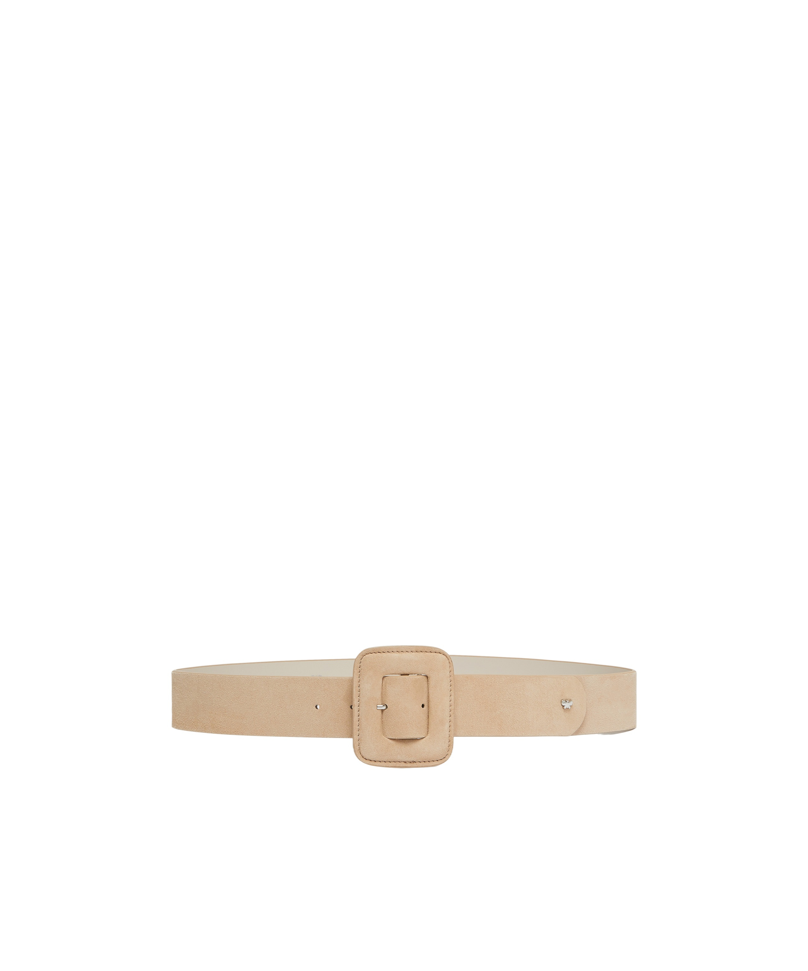Weekend Max Mara Suede Belt In Yellow