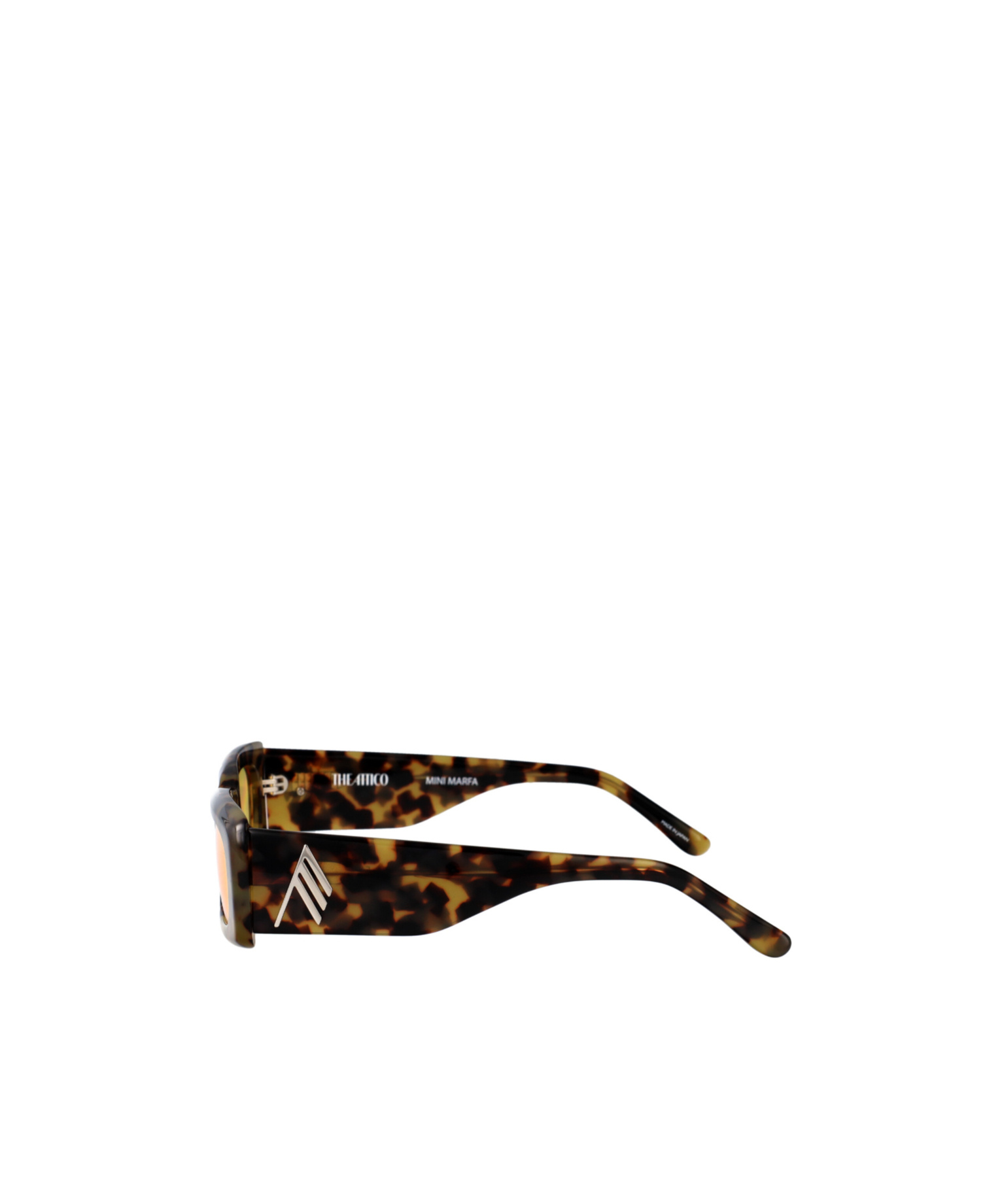 Attico Mini Marfa Sunglasses In Yellow