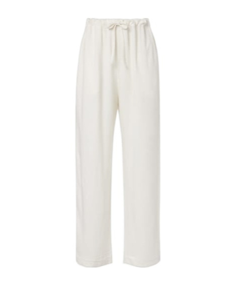 The Row Linen-blend Wide-leg Pants In White