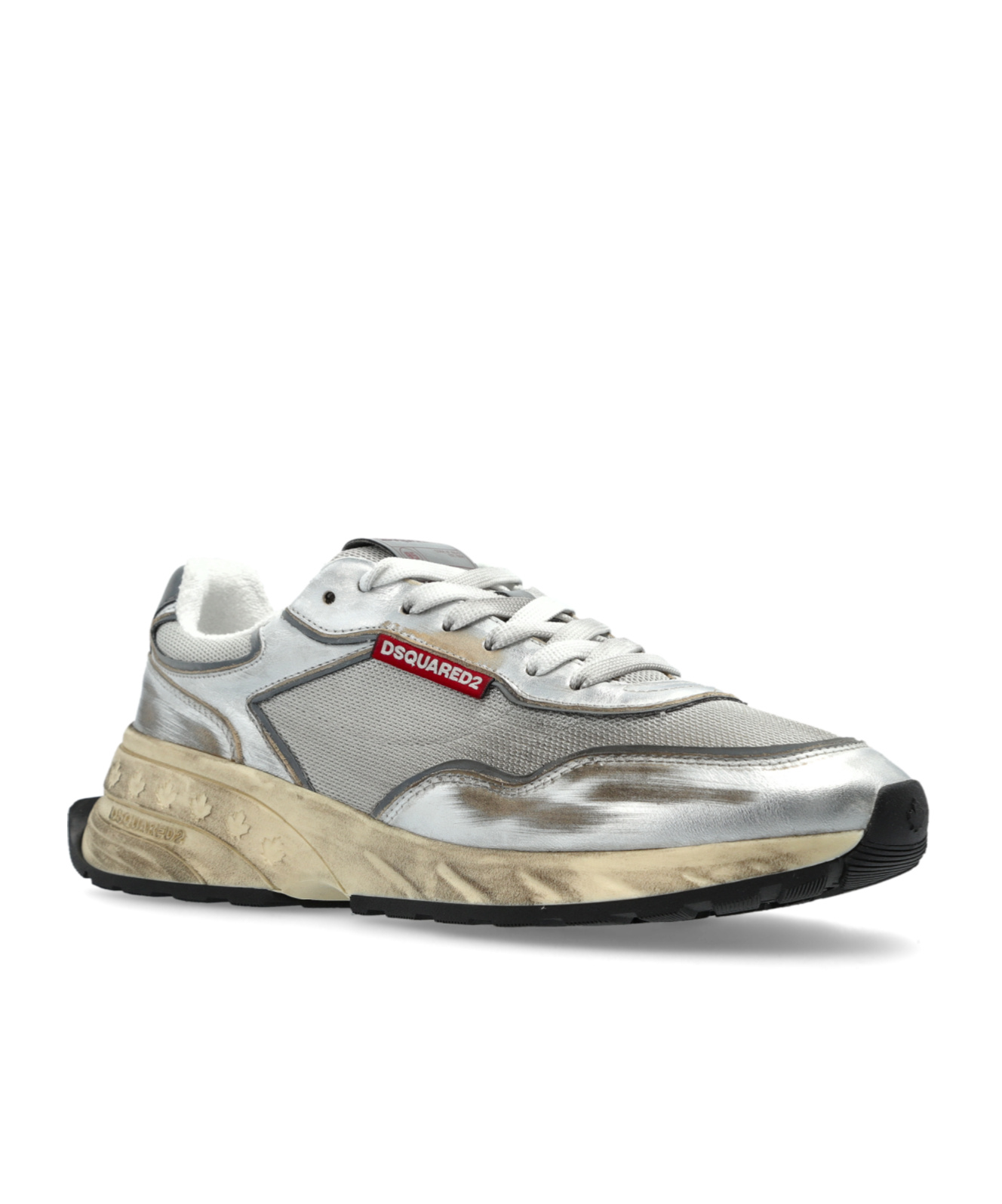 Dsquared2 Laced Sneakers In Gray