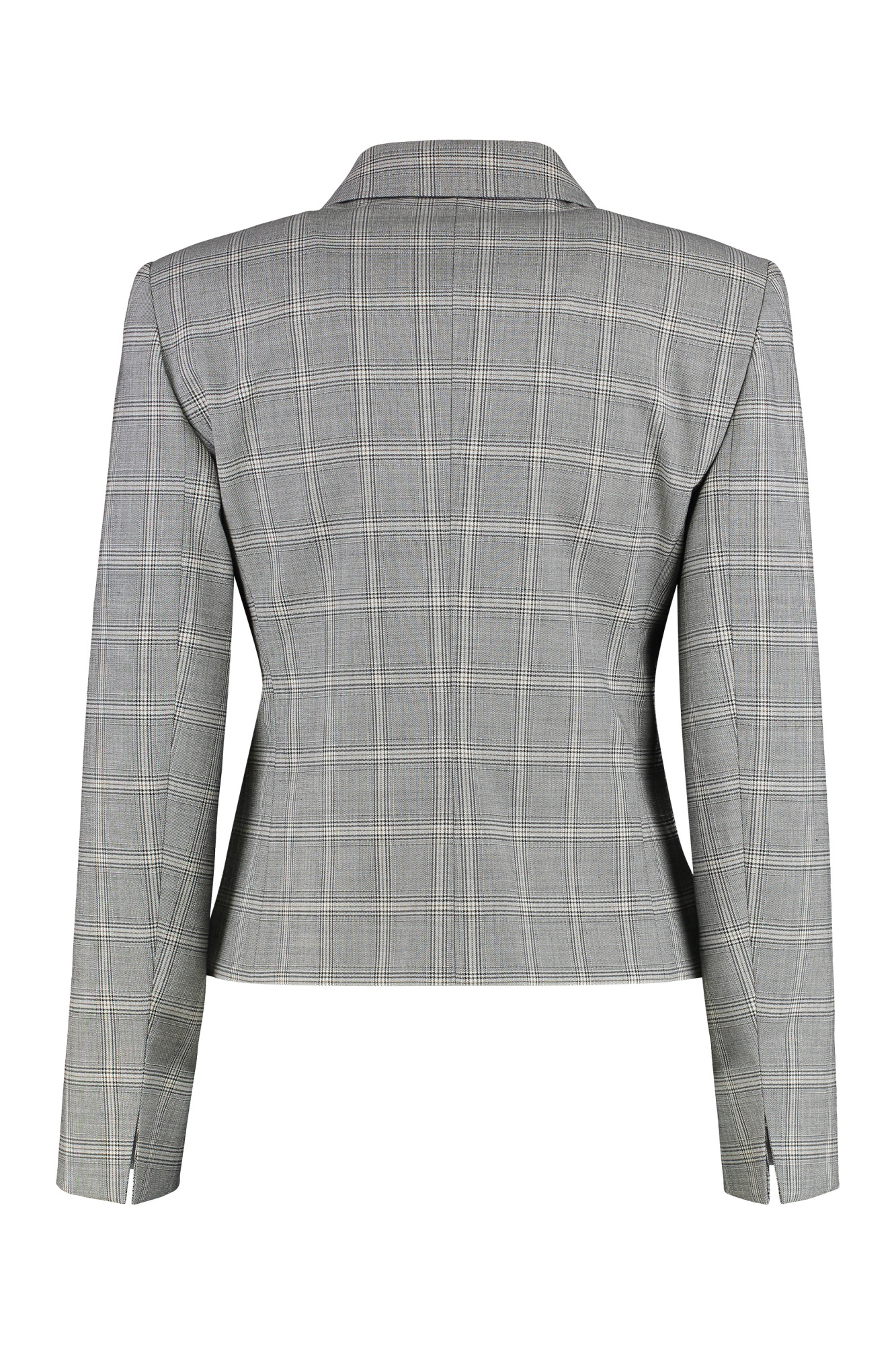 Max Mara Studio Manto Single-breasted Two-button Jacket In Gray