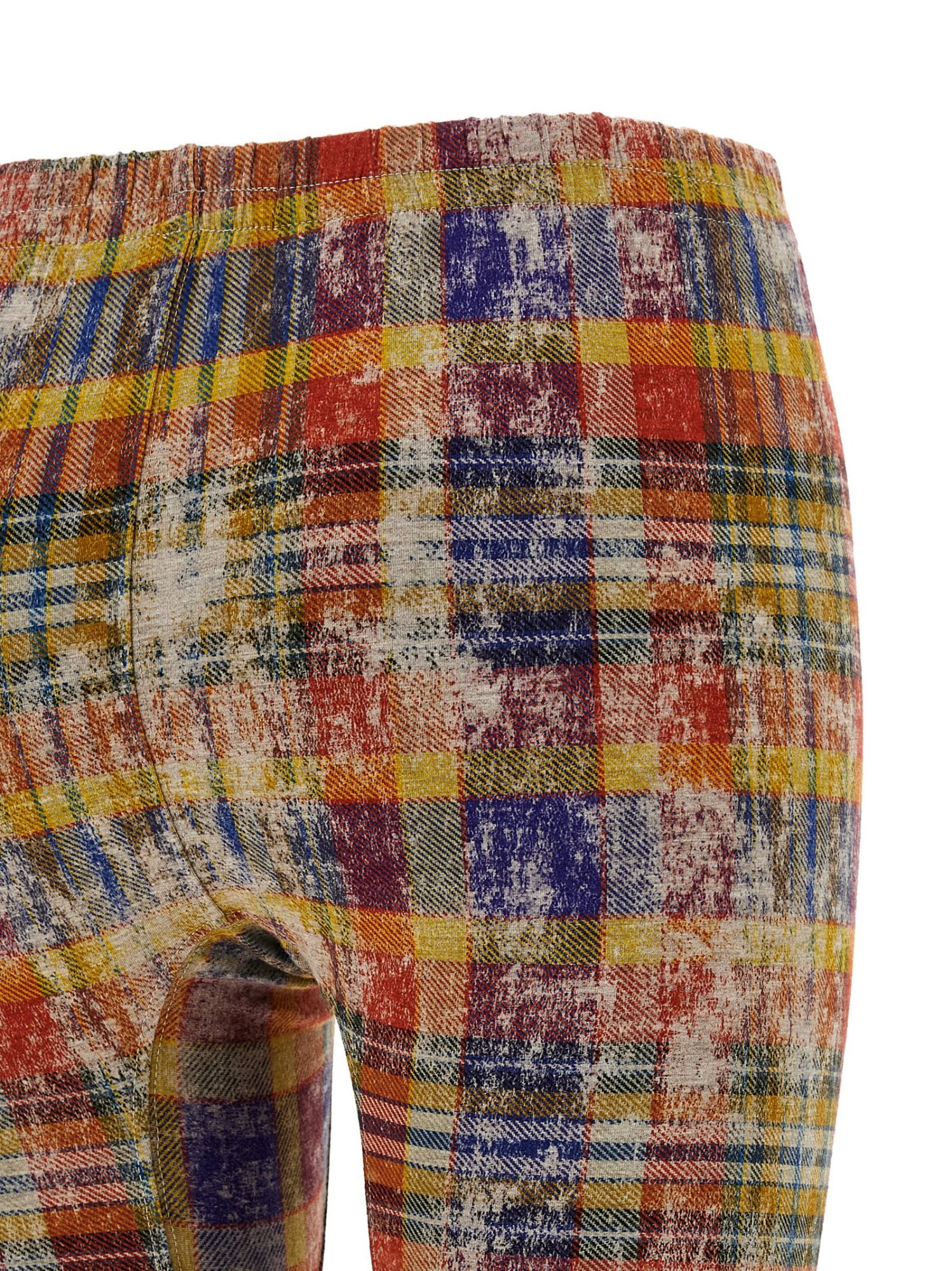 Vivienne Westwood Tartan Leggings Multicolor In Orange