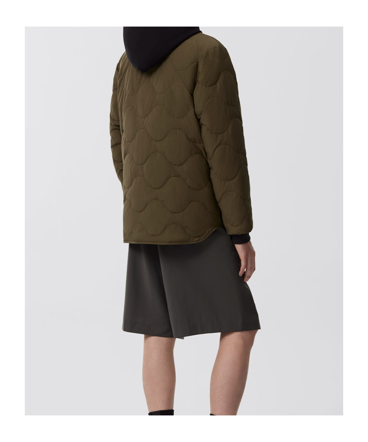 Canada Goose Double-sided Down Jacket In Green
