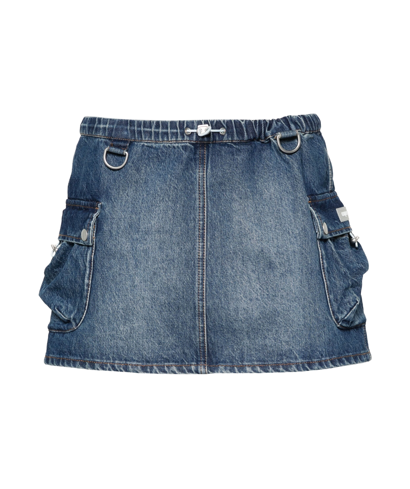 Coperni Blue Open Hip Denim Shorts In Blue
