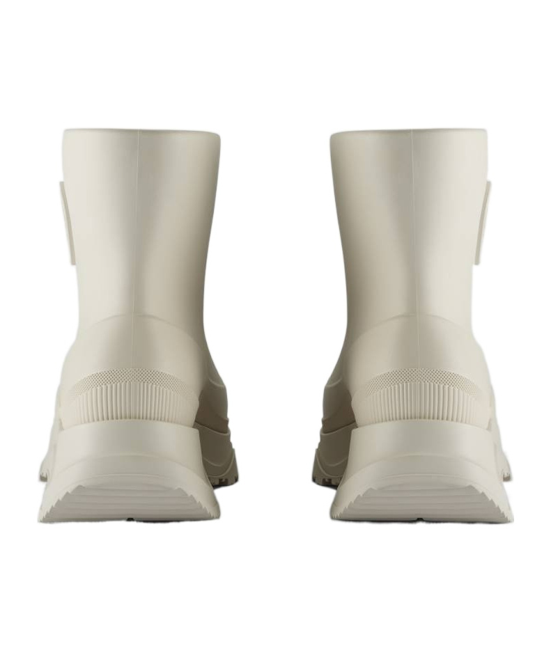 Canada Goose Logo Short Boots In Nude