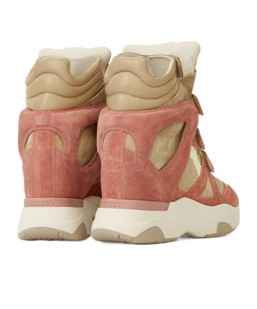Shop Isabel Marant Balskee Sneakers In Pink