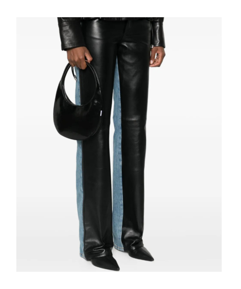 Coperni Round Handle Tote Bag In Black