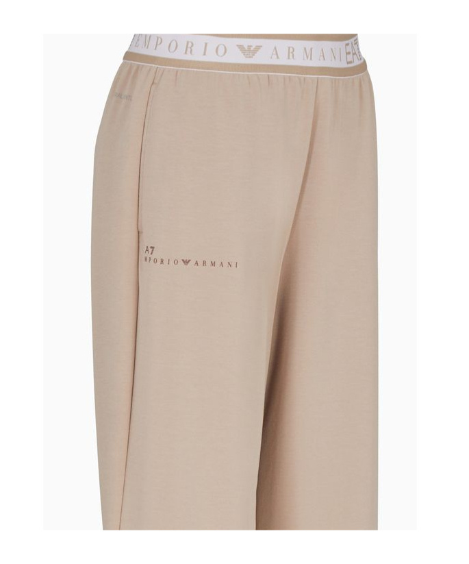 EA7 LOGO-WAISTBAND TRACK PANTS