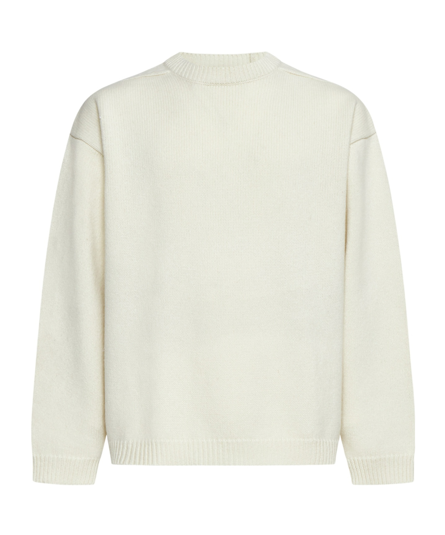 Studio Nicholson Hemyl Lambswool Sweater In White