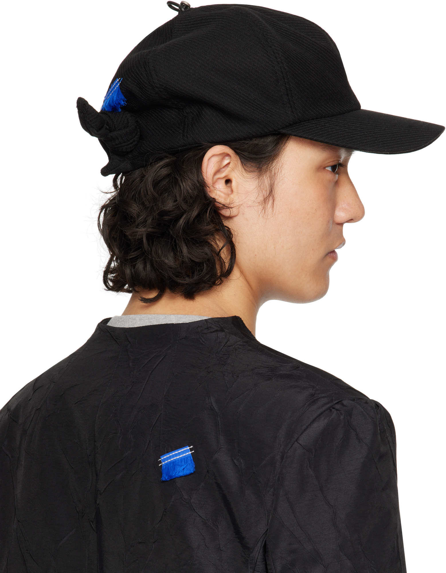 Ader Error Quilted Hat In Black