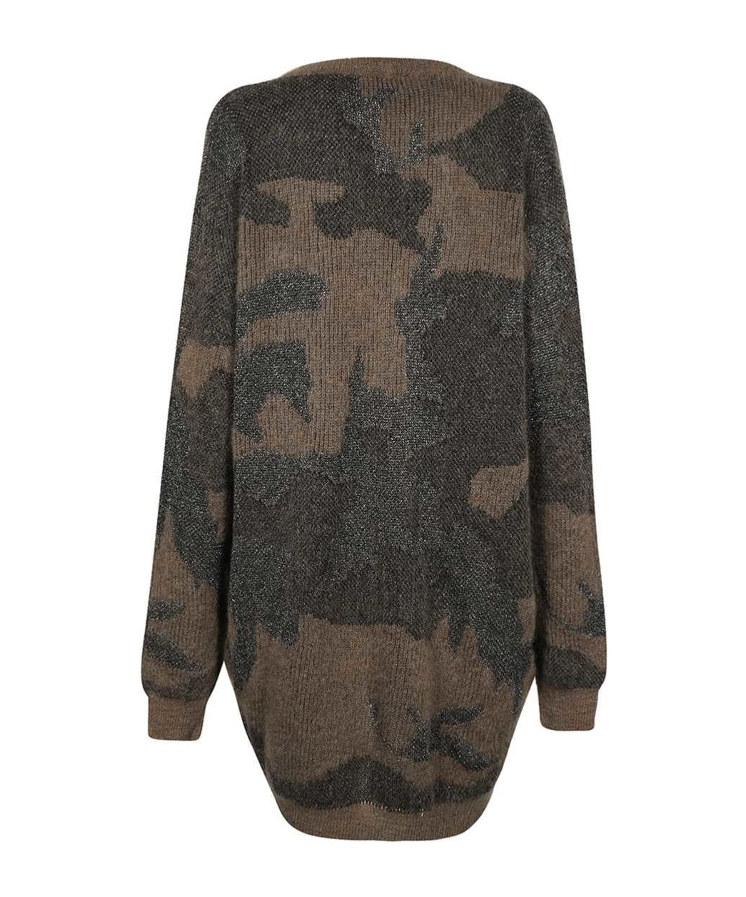 John Richmond Panelled Knit V-neck Cardigan In Black