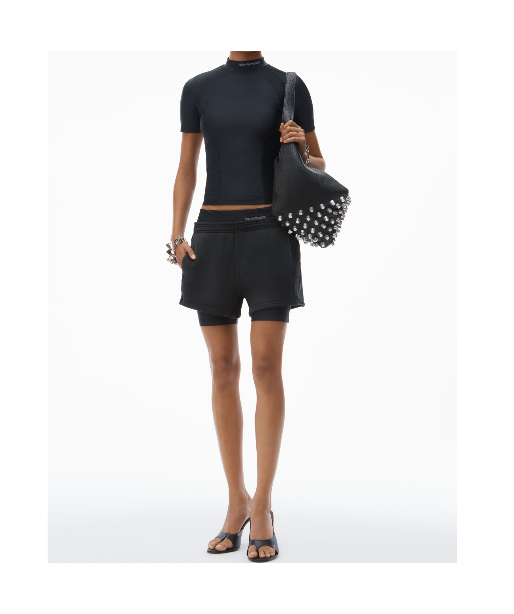 ALEXANDER WANG PRE-STYLED SHORTS 