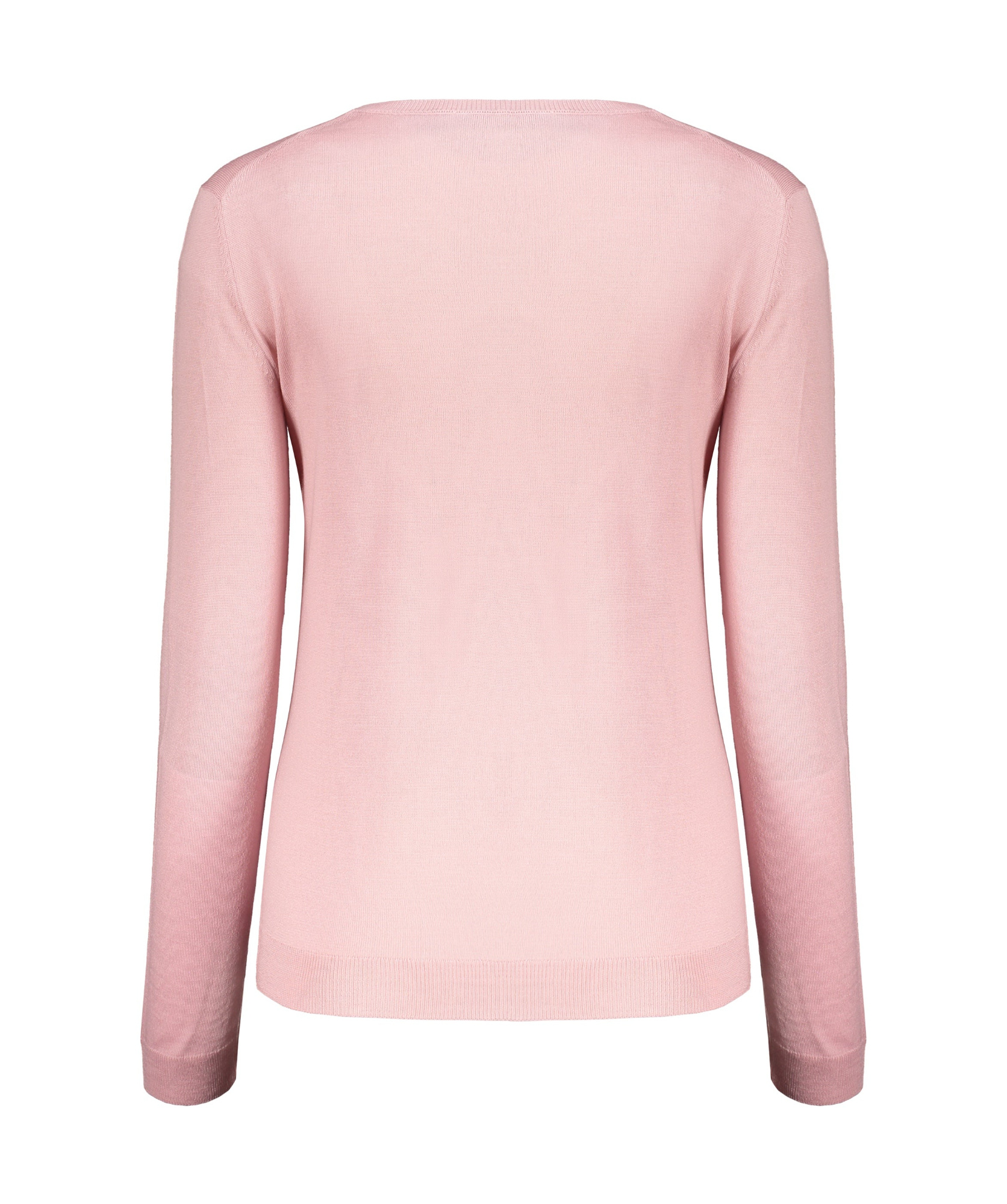 Valentino Long Sleeve Crew-neck Sweater In Pink