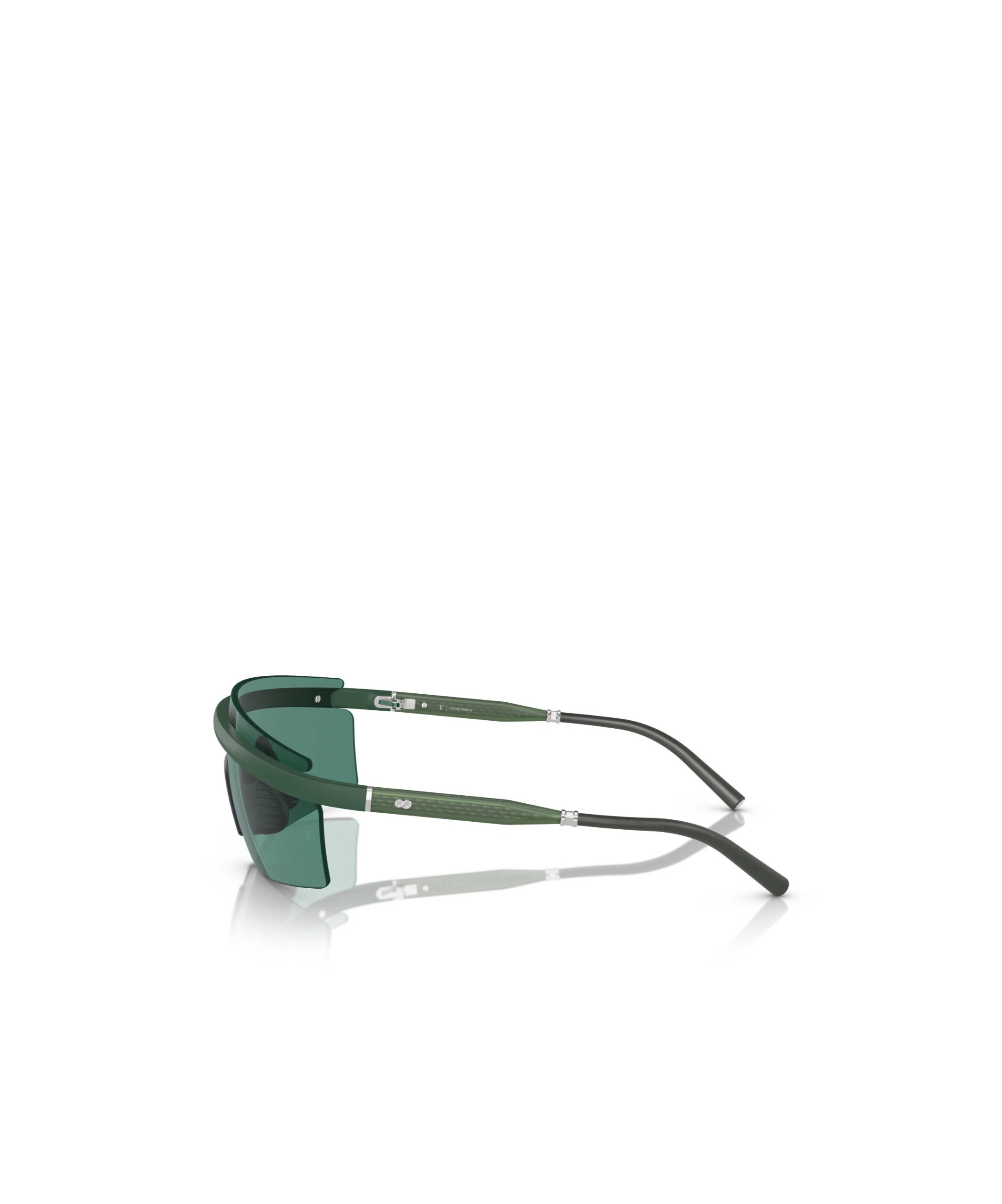 Oliver Peoples Roger Federer 135mm Shield Sunglasses In Green