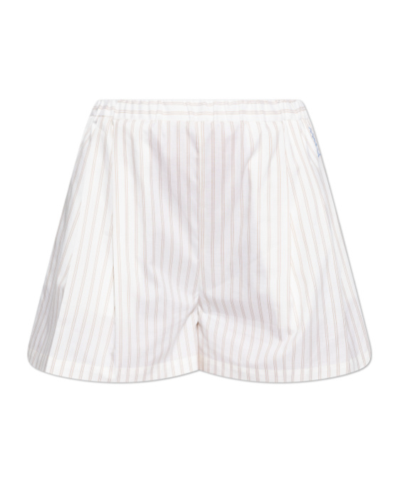 Marni Striped Shorts In White