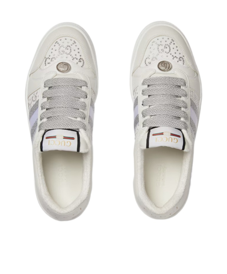 Gucci 35mm Screener Sneakers In White