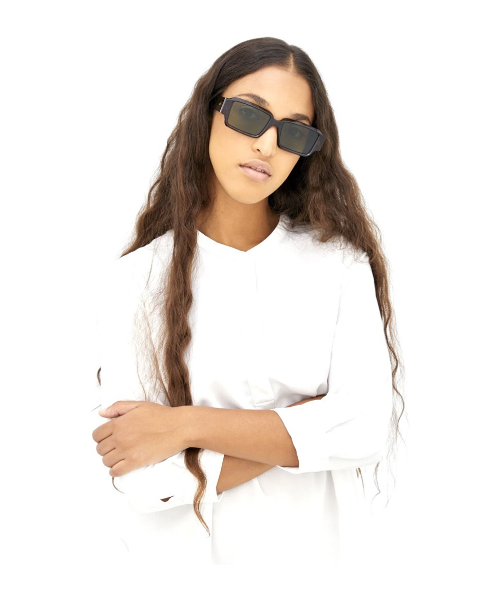 RETROSUPERFUTURE RECTANGULAR FRAME SUNGLASSES