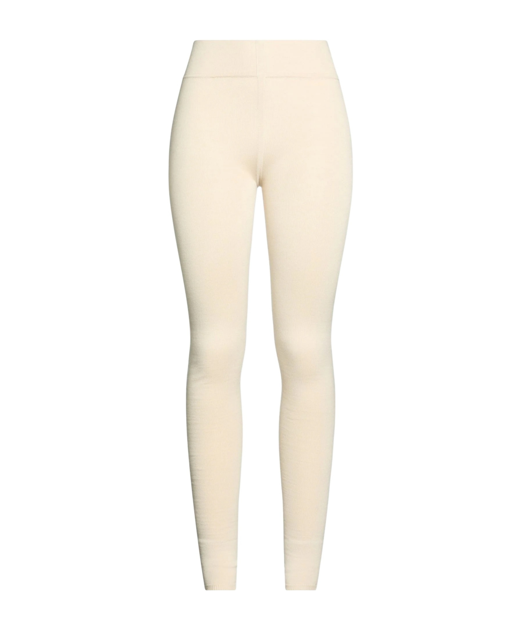 Rick Owens Solid-color Wool Leggings In Beige