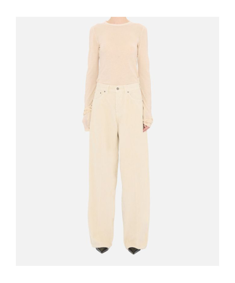 Haikure Casual Pants With Belt Loops In Neutral