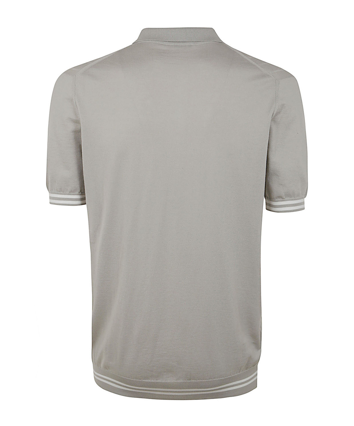 Shop Kiton Polo Shirt In Gray