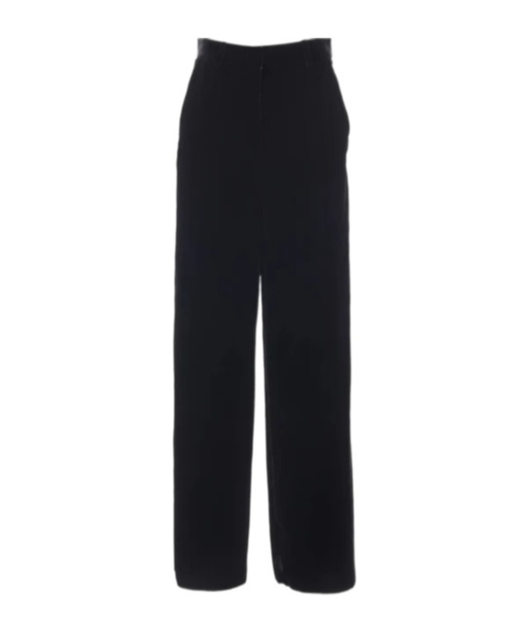 Giorgio Armani Wide-leg Tailored Trousers In Blue