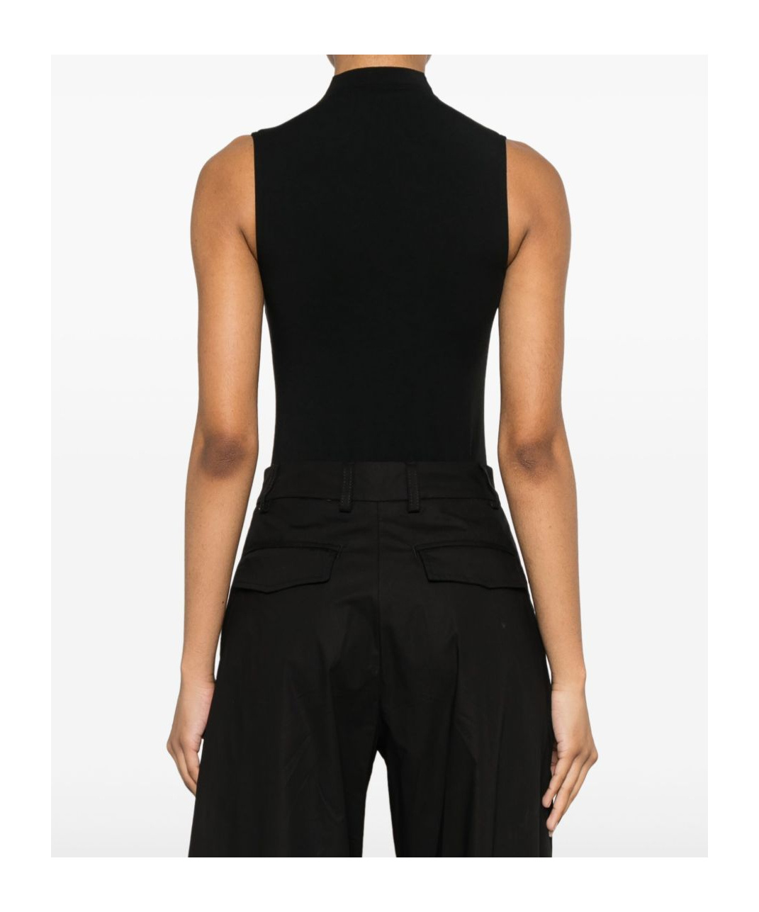 Wolford High Neck Sleeveless Jersey Bodysuit