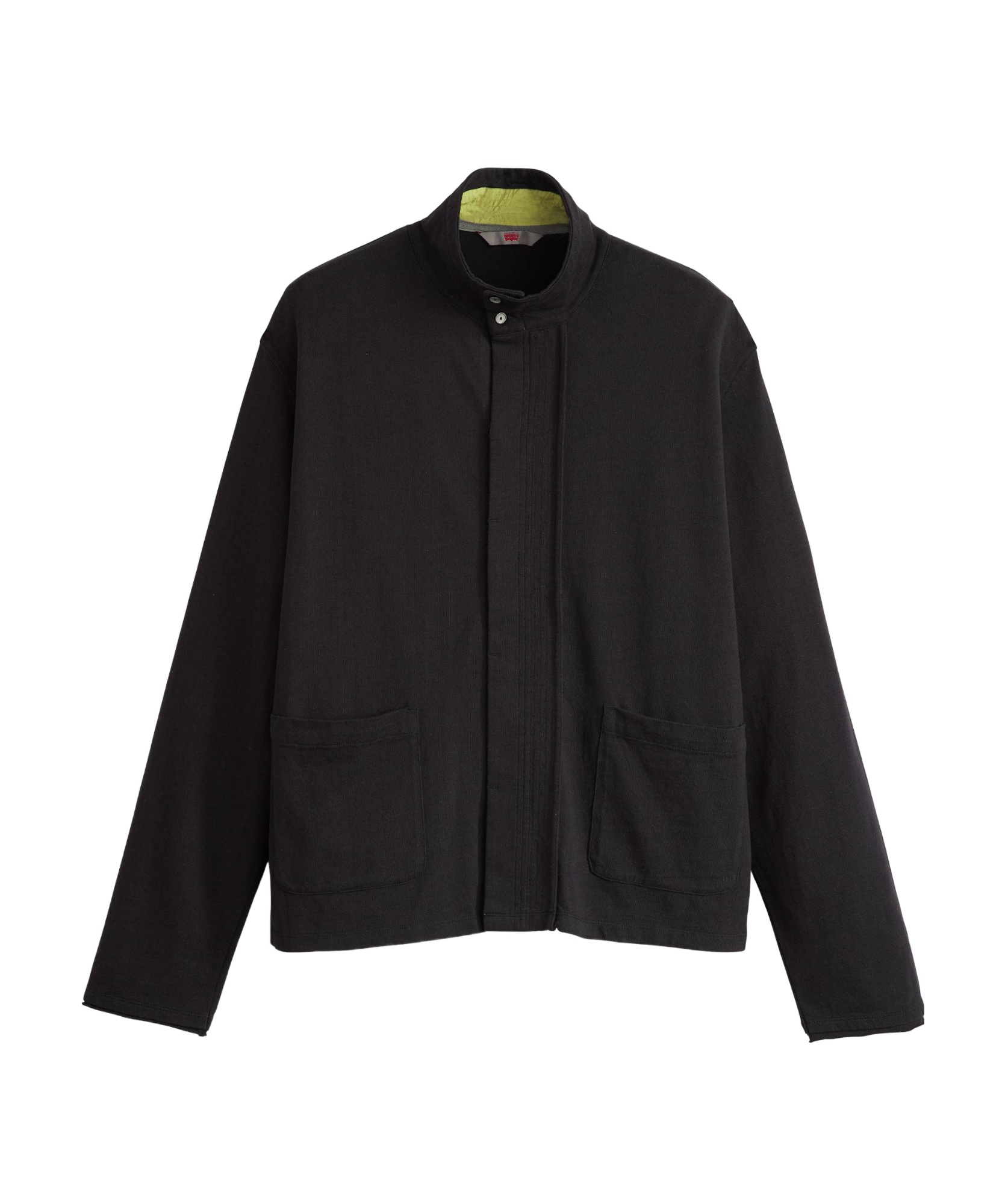 Kiko Kostadinov Levi's X  Asymmetric Stand Collar Jacket In Black