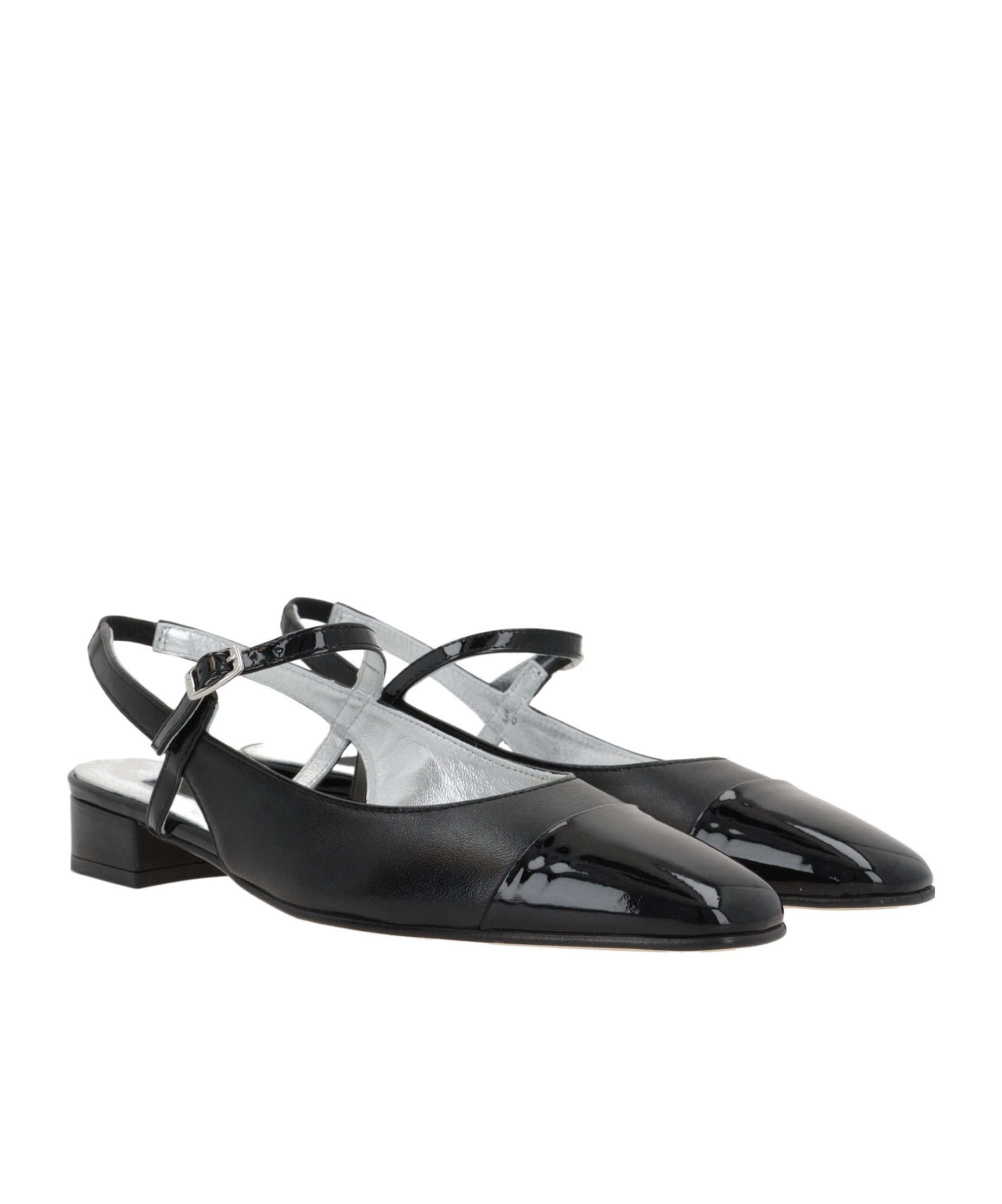 CAREL PARIS CAREL OCEANO BUCKLED SLINGBACK FLAT SHOES
